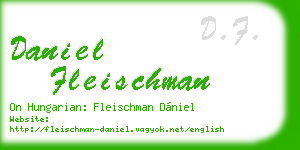 daniel fleischman business card
