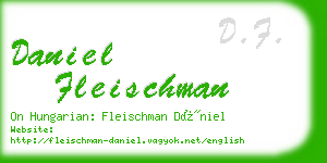 daniel fleischman business card